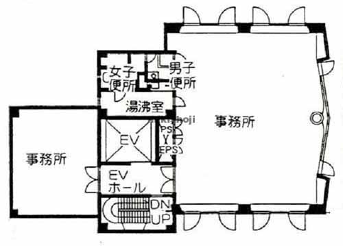 篠田ビル 平面1