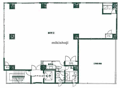柏芳ビル四号館 平面1