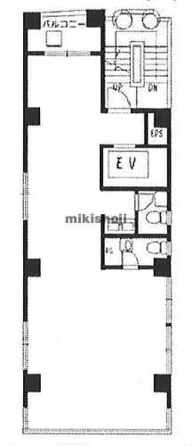 浜町藪ビル 平面1