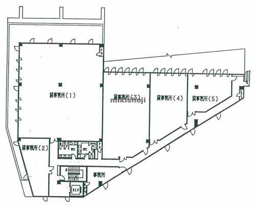 ロジェ田中ビル 平面1