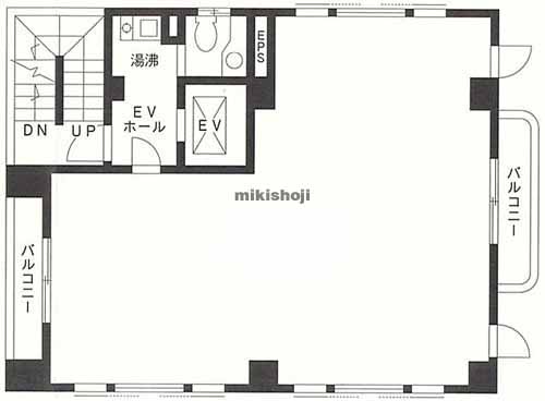 天野ビル新館 平面1