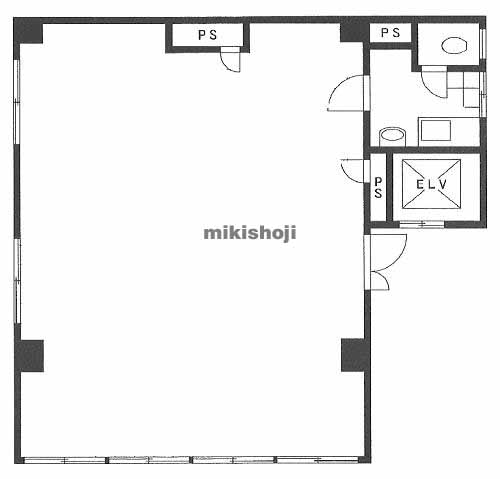 西村ビル 平面1