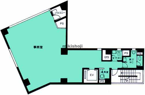 翔和神田ビルⅡ 平面1