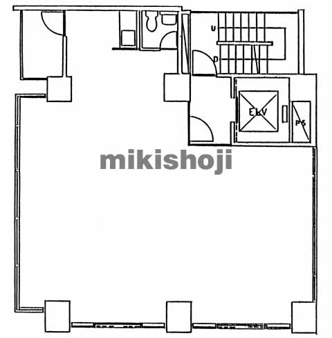 丸万１号館 平面1