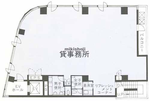 早稲田関口ビル 平面1