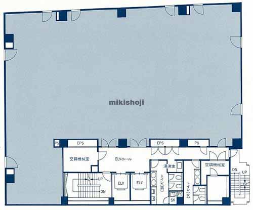 小伝馬町・大伝馬町のスクエア日本橋ビル 平面1