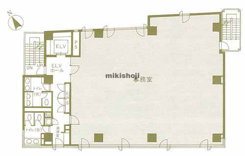 白鹿茅場町ビル 平面1