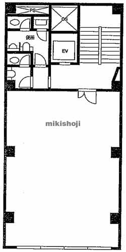 丸八銀座ビル 平面1
