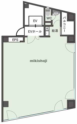 湯島の御茶ノ水クロスビル 平面1