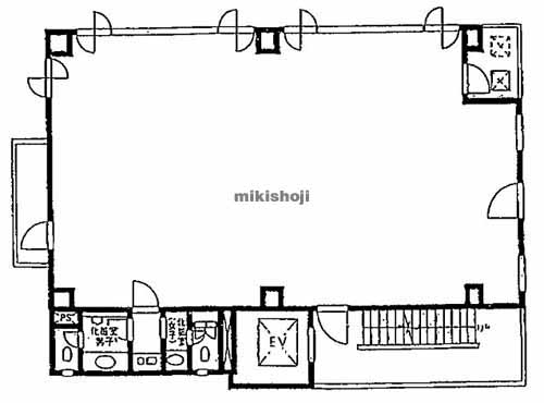 オフィスニューガイア浜松町Ｎｏ．１７ 平面1
