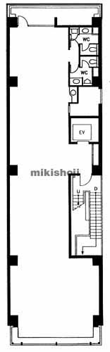 六本木嶋田ビル 平面1
