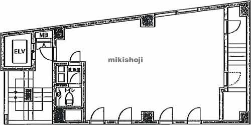 御殿山河惣ビル 平面1