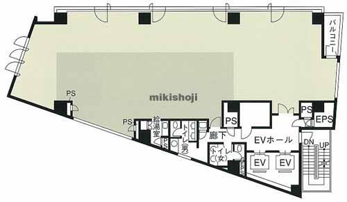 近鉄霞が関ビル 平面1