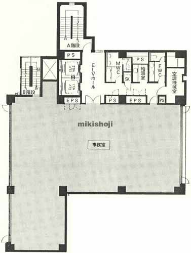 芝公園のエス・ティビル 平面1