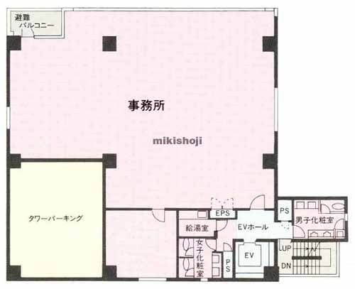 セルバ人形町ビル 平面1