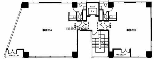 合人社東京秋葉原ビル 平面1