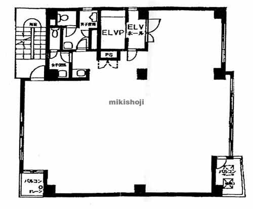 ヤサカ八丁堀ビル 平面1