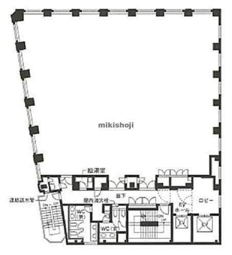 アクロス新川ビル・アネックス 平面1