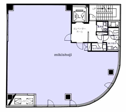 新宿・歌舞伎町の長田屋ビル 平面1