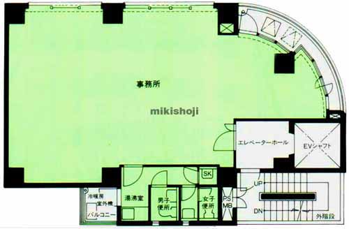 岩本町田中ビル 平面1