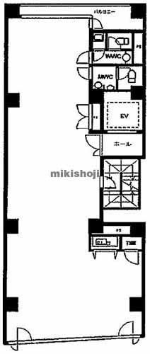 岡田ビル 平面1