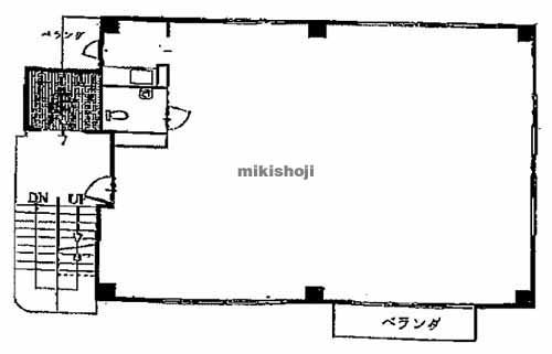 弥生町ユニオンビル 平面1