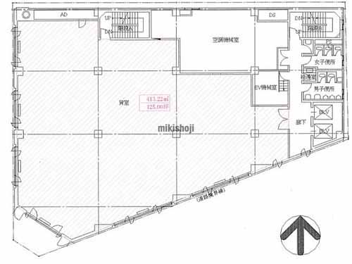 京橋三菱ビル 平面1