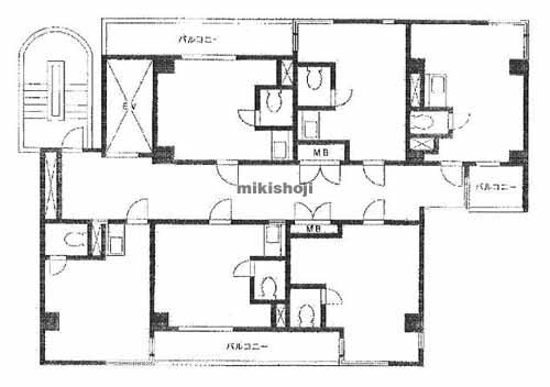 パーク・ノヴァお茶の水ビル 平面1