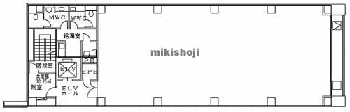 渋谷の東急渋谷一丁目ビル 平面1