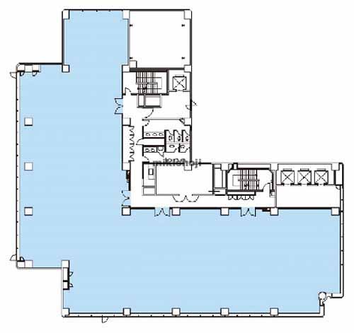 日本生命五反田イーストビル 平面1