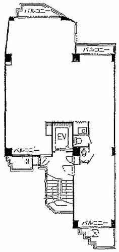 エビスツイン仁平ビル 平面1