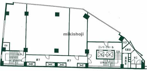 虎ノ門産業ビル 平面1