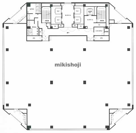 東京パークサイドビル 平面1