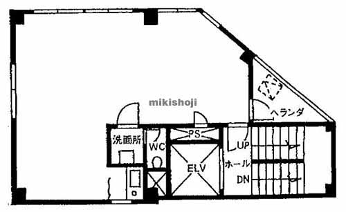東京タイプビル 平面1