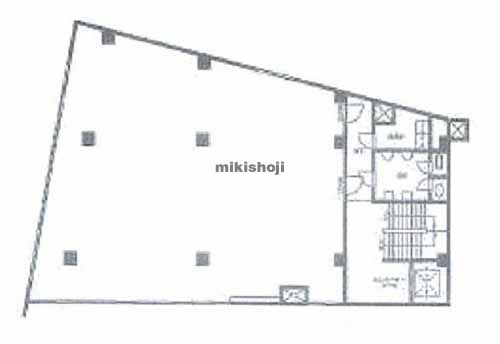 麻布台徳井ビル 平面1