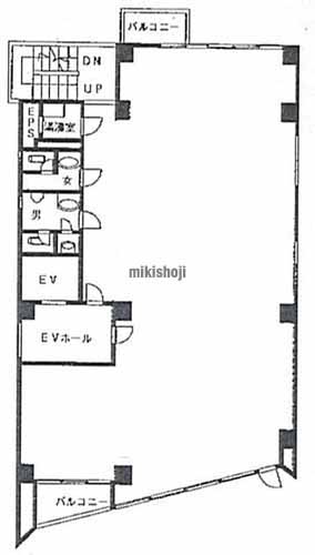 ＨＡＮＲＯＫＵビル 平面1