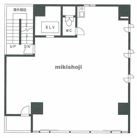 浜町プログレスビル 平面1