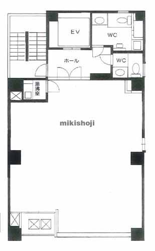 日本橋浜町の平和ＭＫビル 平面1