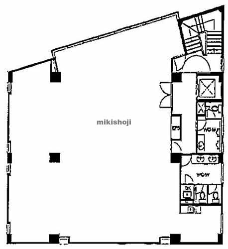 池袋ウエストビル 平面1