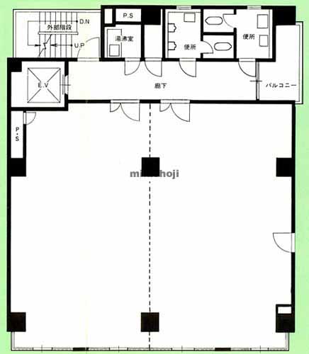 鈴仙ビル 平面1