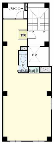 ＬＡ　ＣＩＴＹ　ＥＢＩＳＵⅡ 平面1