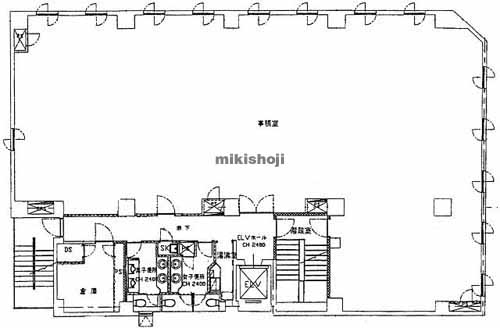 興和一橋ビル別館 平面1