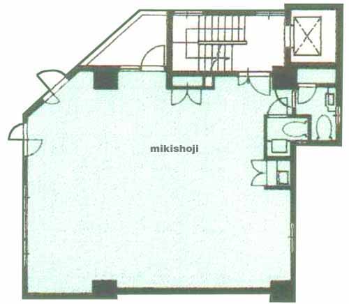 西麻布広瀬ビルアネックス 平面1