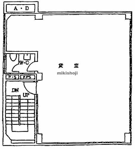 日本橋井田ビル 平面1