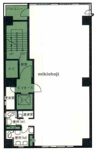 虎ノ門東鉱ビル 平面1