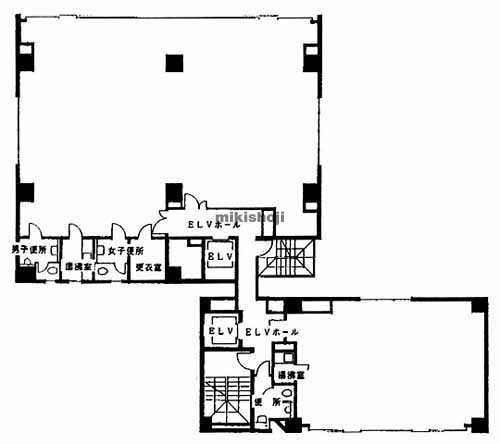 サイエスタビル南館 平面1