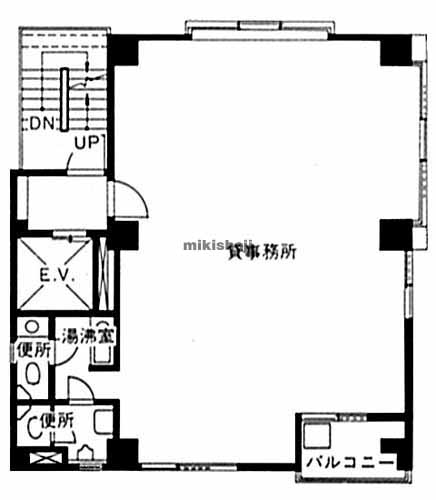 京橋の京橋ＮＫビル 平面1