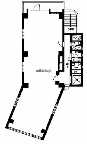 リードシー御殿山ビル 平面1
