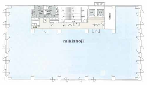 銀座のヒューリック銀座イーストビル 平面1