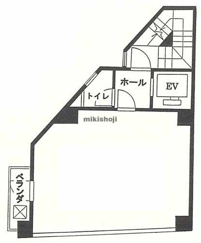 千駄ヶ谷のワコー代々木 平面1